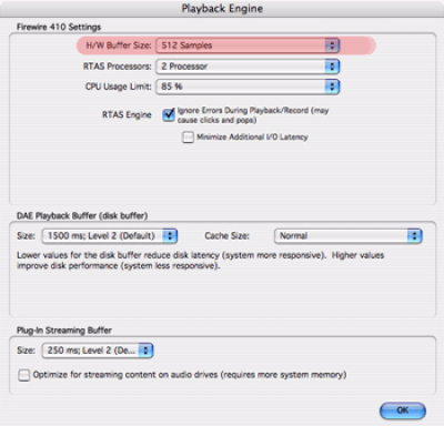 Latency buffer
